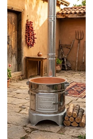 Güveç Mangal Izgara Mantis Çok Amaçlı Mangal Çok Renkli