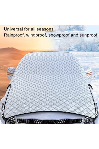 Tongxida Araba Kar Örtüsü - Anti-donma Don Örtüsü - Kış Kalın Araba Giysi - Tam Kapsama Stili
