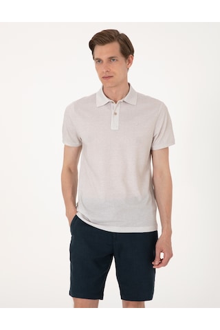 Pierre Cardin Erkek Bej Tişört 50306060-vr011 Bej
