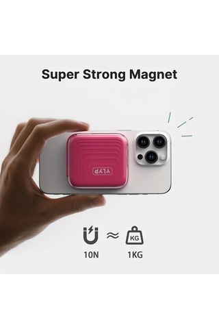 Brightnova Black 5000mah Mini Ultra Ince Manyetik Kablosuz Power Bank 15w Kablosuz Sarj 22 5w Pd Hizli Sarj Led Ekran Alt N