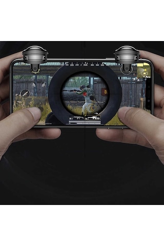 Kilifone - Telefon Oyun Aparatı Gamepad 01 Mobil Game Oyun Kontrol Aparatı - Siyah - T13821