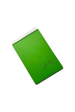 80 Yaprak Çizgili A5 Karton Kapak Spiralli Defter 100 Gr. Karışık