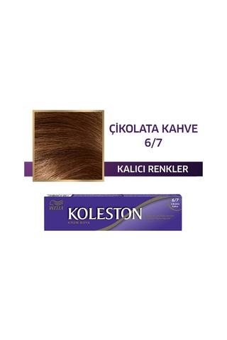 Koleston Tüp Boya 50 Ml - 6.7 Çikolata Kahve + 20 Vol Oksidan Peroksit