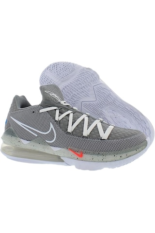 Nike Lebon 17 Low Basketbol Ayakkabısı Gri