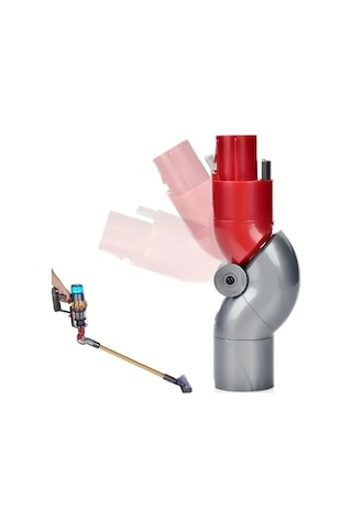 Elmpaly 1 Adet Kırmızı Gri V7 V8 V10 V11 V15 Kablosuz Dik Elektrikli Süpürge Düşük Geri Çekilebilir Adaptör Direksiyon Başlığı Dönüşüm Bağlayıcı