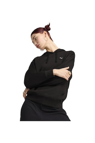Puma Essentials Elevated Kadın Siyah Günlük Stil Sweatshirt 69090101 1719705 SiYAH