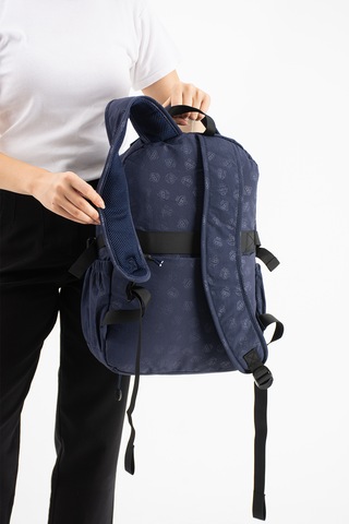 Ventis Qualty Okul Çantası Su Geçirmez Klinkır Kumaş Unisex Sırt Çantası Model 9b Lacivert