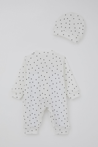 Breeze Kız Bebektulum Mini Çiçek Masalı 0-6 Ay, Beyaz Beyaz