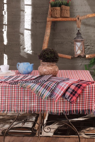 Kara Tezgah Dokuma Otantik Masa Örtüsü 140 x 140 CM 3 Adet