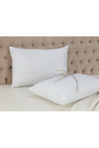Madame Coco Raison 2 Li Kapitoneli Yastık Alezi 1kysal002050 X 70 Cm-beyaz