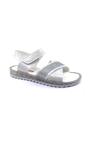 Arzen 3999 Simli Çapraz Bantlı Kız Çocuk Sandalet Ayakkabı 001