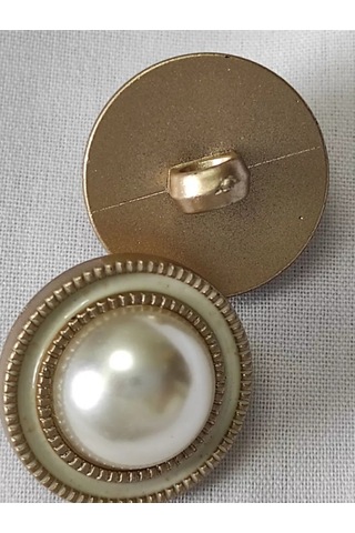 Modiste 21 Mm Çapında İnci Görünümlü Düğmeler, 10 Adet 95220883
