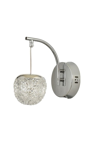 Milly Aplik 3 Renk Ledli Sarı-beyaz-gün Işığı Modern Akrilik Duvar Apliği -krom Krom