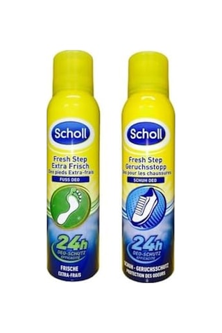 Scholl Koku Giderici Ve Terleme Önleyici Ayak + Ayakkabı Bakım Spreyi