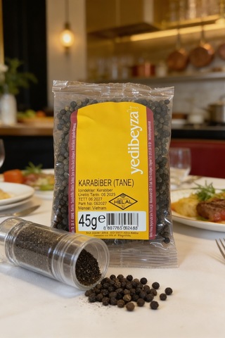 Yedi Beyza Tane Karabiber 45 Gr Doğal Aromatik Baharat