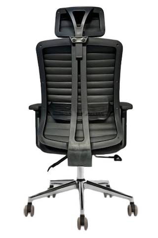 Hunt Mobilya Zapal Siyah Deri Ofis Makam Koltuğu