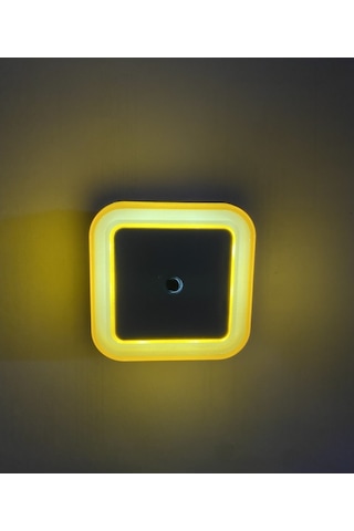 Ct-9500 Led Gece Lambası Fotoselli Led Otomatik Yanan 2 Adet(524563331) Turuncu