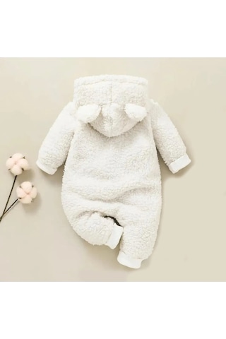 Mai Perla Peluş Welsoft Bebek Tulum Mai001 Beyaz