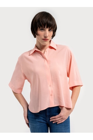 Loft Kadın Gömlek Pembe Lf2035404 24yp69000227 P69156 Pembe
