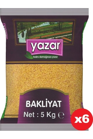 Yazar Pilavlık Bulgur 6 x 5 KG