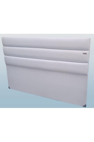 Dk El Yapımı Suni Deri Kumaş Çift Kişilik Başlık Beyaz 150 CM