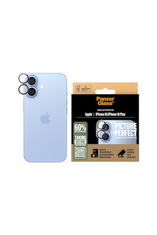 Panzerglass Pictureperfect Apple Uyumlu iPhone 16 16 Plus Kamera Lens Koruyucu
