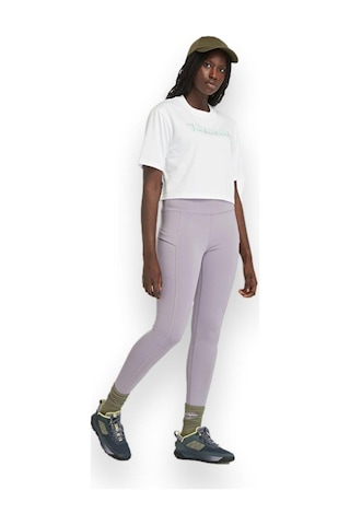 Timberland Tb0a5vs3 Cropped Sleeve Tee T Beyaz Kadın T-shirt
