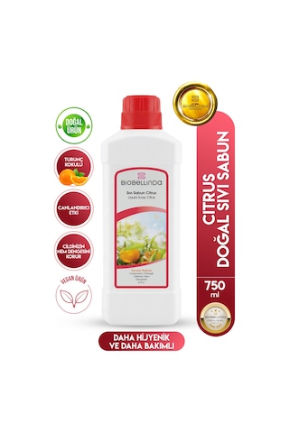 Doğal Sıvı Sabun Citrus Turunç Kokulu Temizliğin En Güçlü Formülü 750 Ml Diğer
