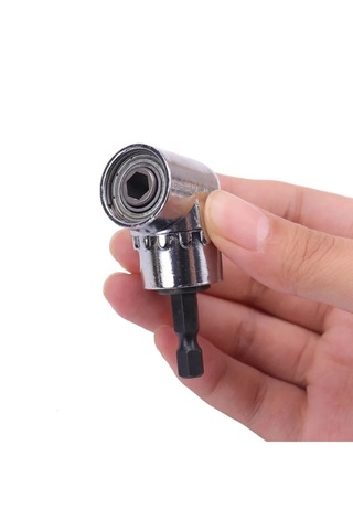 Vidalama Köşe Adaptörü Manyetik 1/4 Hex Girişli Matkapa Uyumlu 60 Mm Dmx4768