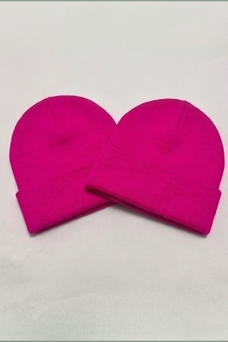 Moibody Premium Unisex Beanie Bere Seti 2 Li Paket Fuşya2 Fuşya2