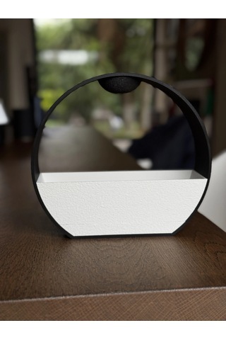 3d Baskı Kendinden Sulamalı Dekoratif Saksı - Otomatik Sulama Sistemli Modern Bitki Saksısı