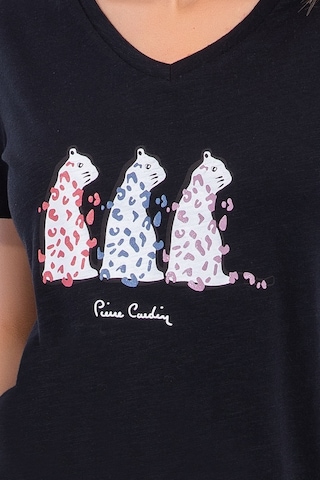 Pierre Cardin Leopard Siyah Kadın Kapri Takım 5274-29379 Siyah