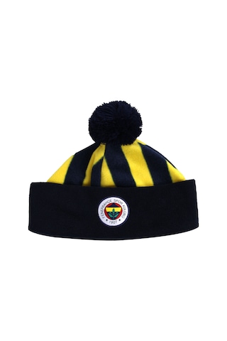 Fenerium Çocuk Polar Bere Lacıvert-sarı