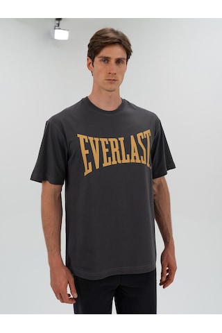 Everlast Ever Classics Comfort Logo Gri Erkek Tişört Gri
