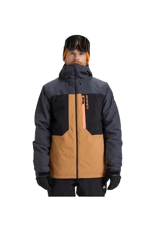 Quiksilver Quıksılver Dawson Jk Erkek Anthracite - Solid Snowboard Ceketi Eqytj03510-11793 Siyah - Kahverengi