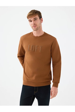 Loft Regular Fit Erkek Sweatshirt Lf2041537 Kahverengi