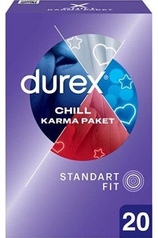 Durex Chill Karma Prezervatif 20'li + Klasik Prezervatif 16'lı