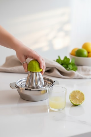 Akayev Çelik Limon Sıkacağı Gri