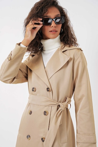 Gabria Ön Düğmeli Trenchcoat Bej