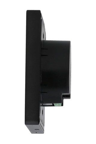 Wall Display Siyah + Blu H&t Siyah Paket , Wlan Akıllı Ev Kontrol Paneli, Termostat, Entegre 5a Röle, Nötr İletken