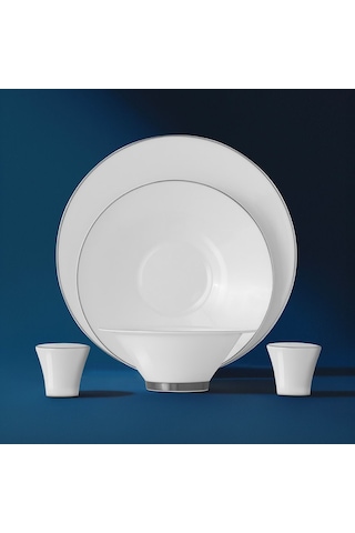 Nehir Siena Platin Majestic 57 Parça Porselen Yemek Takımı