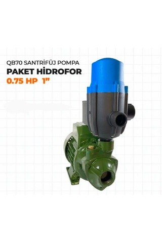 Stilmax QB70 Santrifüj 0.75 HP Otomatik Pompa Paket Hidrofor