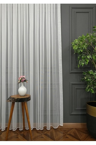 Evdepo Home Kullanıma Hazır Vual Tül Perde (540662467)