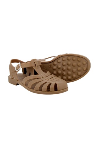 Meduse Sunmif Mat Crepe Kadın Sandalet-14524 Bej