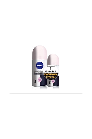 Nivea Black & White Clear Roll-On Deodarant 50 ML + 25 ML Nivea Black & White Clear Roll-On Deodarant 50 ML + 25 ML