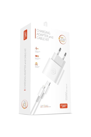 Powerway Rxs20 Apple Uyumlu iPhone 20W Usb-C Şarj Seti