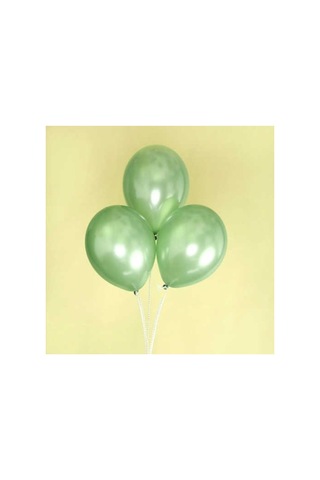 Yeşil Metalik Balon 20 Adet 418