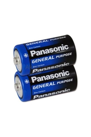 Panasonic R14Be General Purpose Çinko Karbon Orta Boy C Pil 2'li