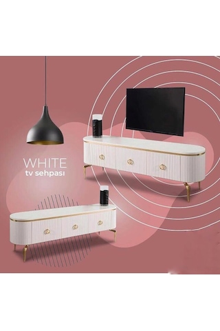 Evnesya1 Desing Tv Sehpa Beyaz