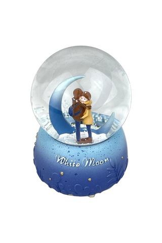 White Moon - Beyaz Ay Işıklı Ve Müzikli Kar Küresi 53752713